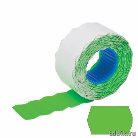 Лента для э/пистолетов цвет зеленый 26*12 волна (700 эт)