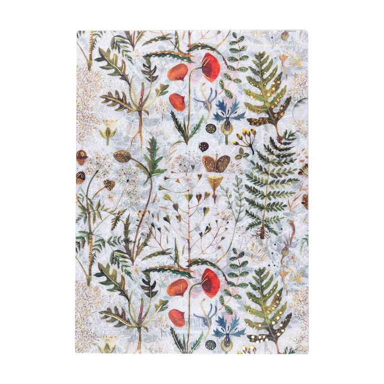 Папка-уголок A4 пластик 0,18 мм BrunoVisconti "FLORA.ЛУГОВЫЕ ТРАВЫ"