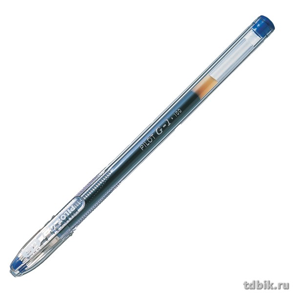 Ручка гелевая Pilot  0,5мм синяя (стерж.129мм, линия 0,25мм)