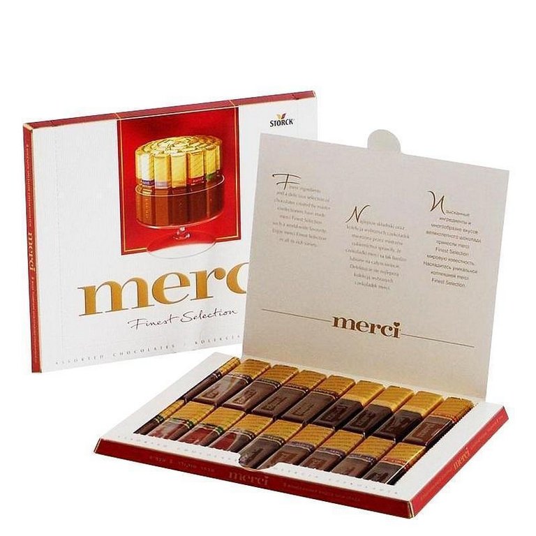 Конфеты "MERCI" ассорти 250 гр