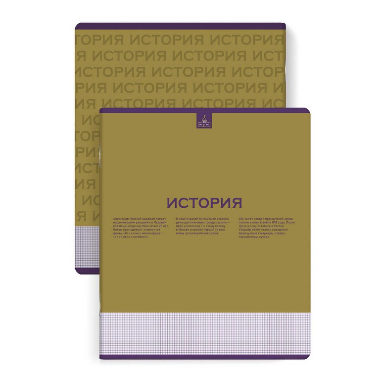 Тетрадь 48 лист кл. А5 на скрепке, со справ. мат-ом "НЕСКУЧНАЯ КЛАССИКА. ИСТОРИЯ"