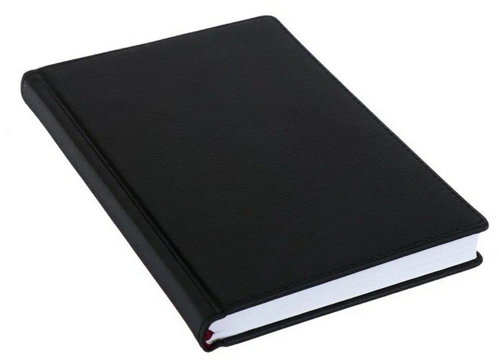 Ежедневник без дат 145*216 мм Альт "Leader" черный