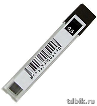 Стержни для мех. кар. 0.5 мм 2B KOH-I-NOOR Toison 12шт