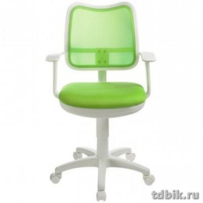 Кресло детское Бюрократ CH-W797/BL/TW-10 (спинка сетка синяя, сиденье синее, пластик белый)
