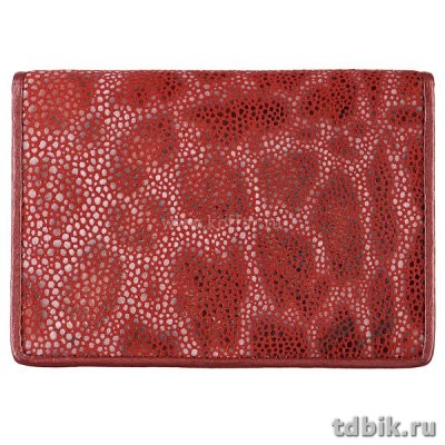 Визитница Dr.Koffer 10,5*7см, цвет красный