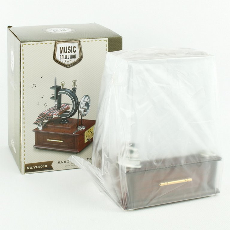 Шкатулка музыкальная "Швейная машинка" 15,5х20,5х12,5см