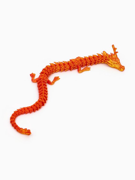 Игрушка Фигурка "Дракон", подвижная, 3Д - печатная игрушка