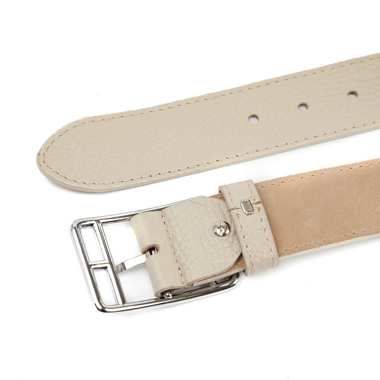 Ремень FABRETTI женский, натуральная кожа, размер 120, св. бежевый