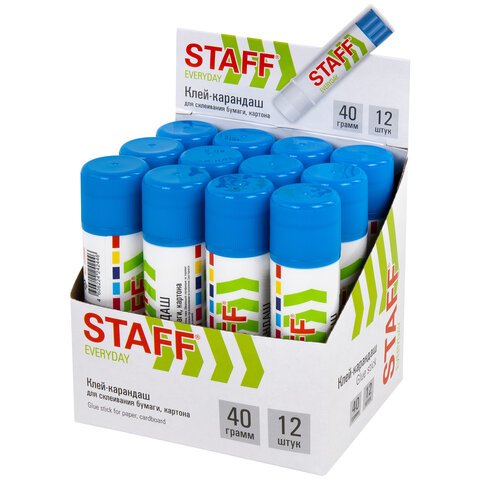 Клей карандаш STAFF EVERYDAY 40гр.
