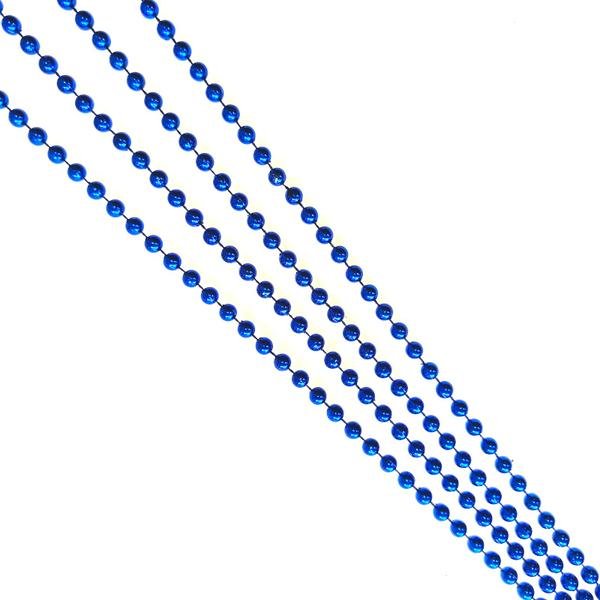 Бусы цвет синий, 2,7 м