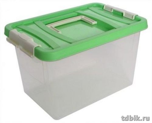 Контейнер для хранения с защелками прям. 10000мл., 23*35*21 см