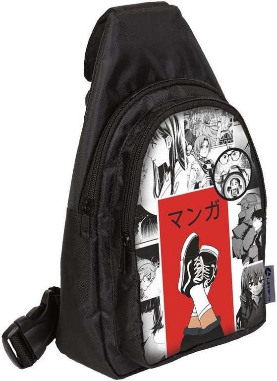 Сумка-слинг Lamark "Manga" 29х16,5 см 2 отд., регулируемый ремень
