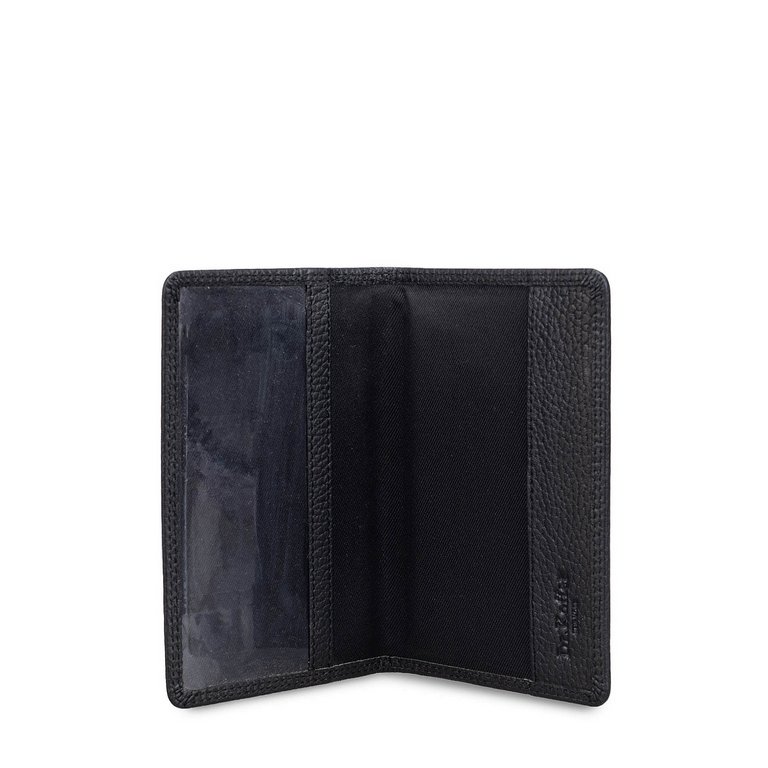 Обложка для паспорта Dr.Koffer нат. кожа, черный