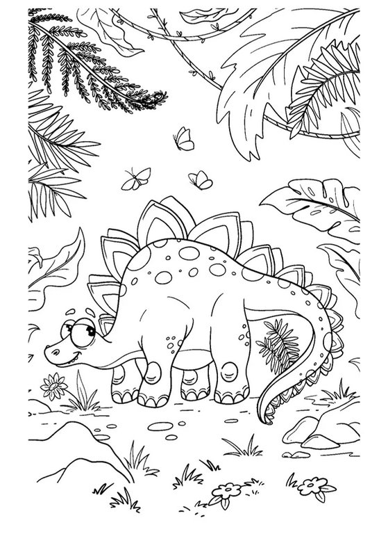 Раскраска с наклейками А3 "Динозавры" ПРОФ-пресс