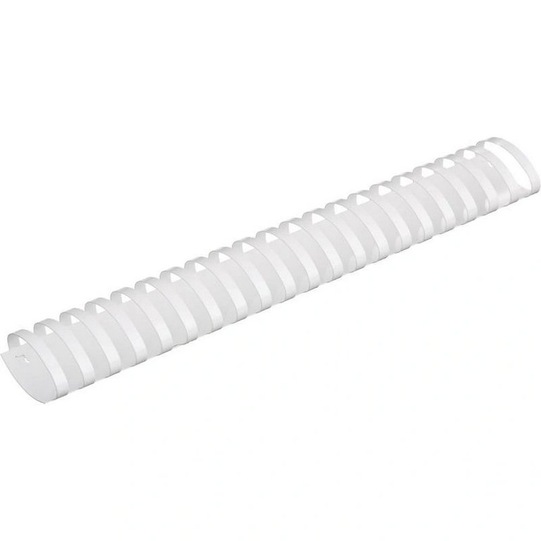 Гребенки пласт. d = 45 mm (бел) 50 шт/уп (410 листов) Promega office