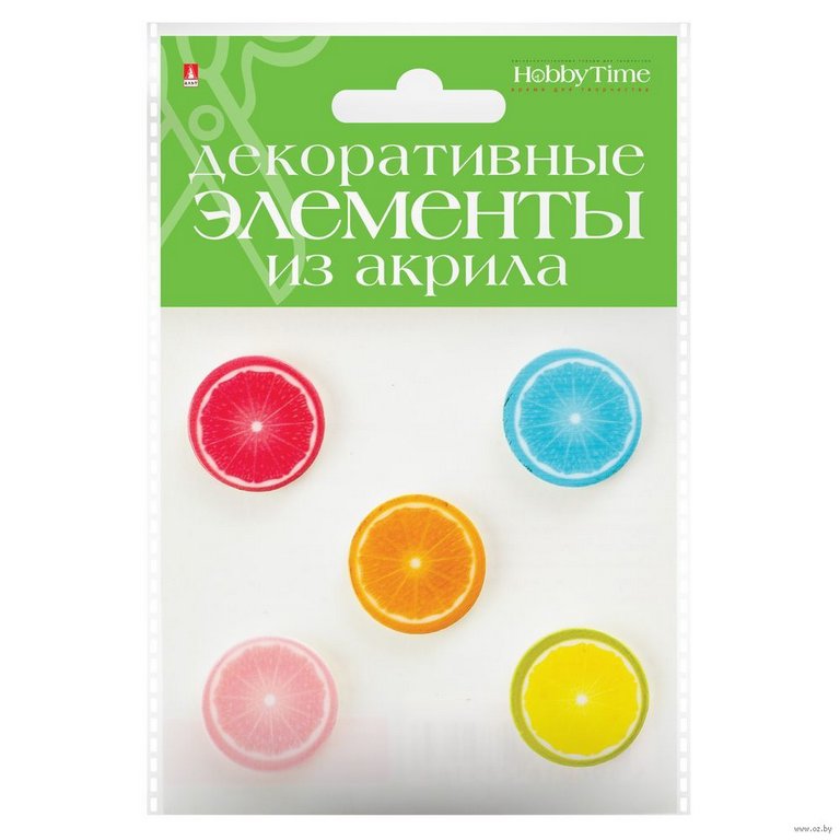 Декор акриловый "Фрукты" HobbyTime