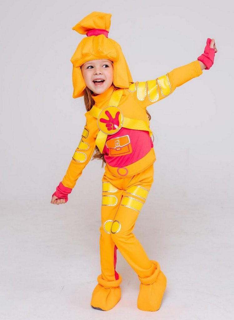 Карнавальный костюм "Симка", шапка, рубашка, брюки, ботинки, р.32, рост 122 см