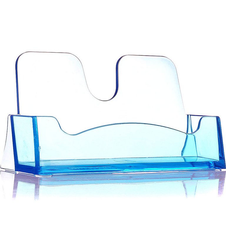 Подставка для визитных карточек 40*100*55 мм Стамм Flowers, цвет ассорти