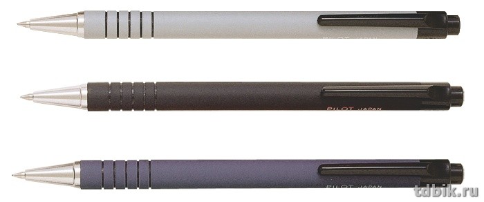 Ручка шариковая авт. Pilot антискольз. 0,7 мм синяя (стерж.99мм, линия 0,22мм)