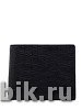 Портмоне Faetano мужское, с монетником, нат.кожа, черный