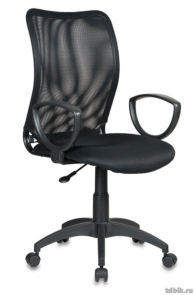 Кресло оператора Бюрократ Ch-599AXSN TW-11 (спинка сетка, сиденье ткань, цв. черный)