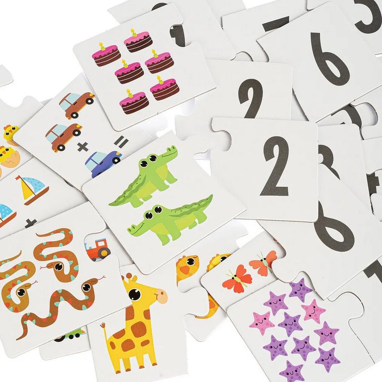 Игра обучающая  Счет "Математика" 3+ Bondibon, 2 части, 30 карточек