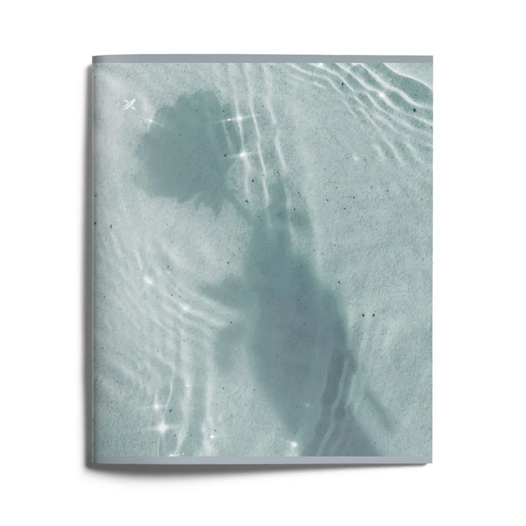 Тетрадь 48 лист кл. А5 на скрепке LOREX "FLOATING FLOWER" мел. карт. запечатка форзаца, soft touch