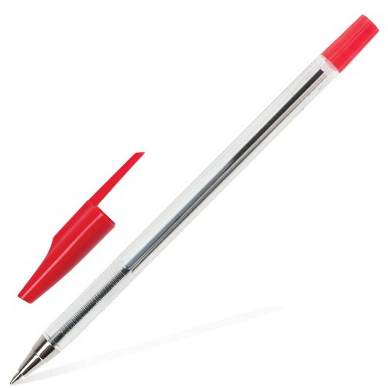 Ручка шариковая Beifa 927  0,7мм красная (стерж.142мм, линия 0,5мм)