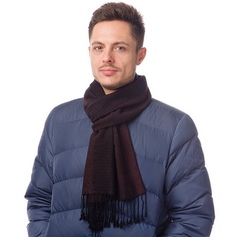 Шарф мужской Dr.Koffer 30x200 см, 50% шелк, 50% вискоза
