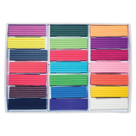 Пластилин 21 цв. 420 гр. Луч "Школа творчества"