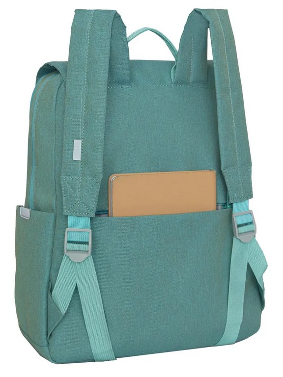 Рюкзак молодежный женский Grizzly 33*39*14 см мятный