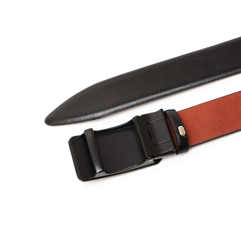 Ремень FABRETTI мужской, натуральная кожа, размер 125, черный