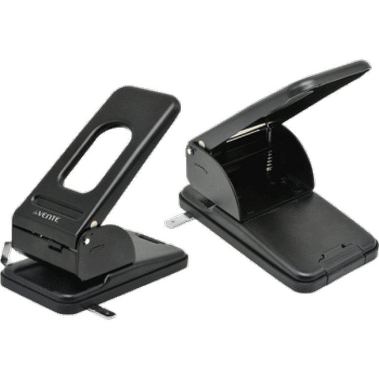 Дырокол до 60л метал. deVENTE с линейкой черный