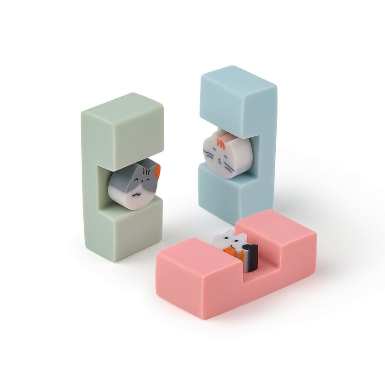 Ластик Bruno Visconti "Meow", 3 цвета