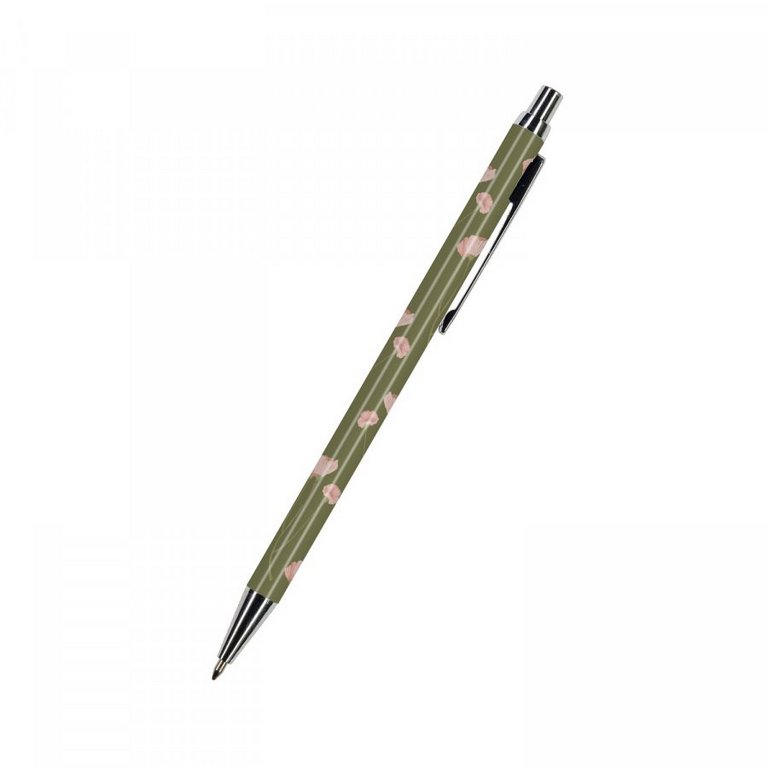 Ручка шариковая Bruno Visconti Felicita "Маки" в футляре, синяя, 0,7мм