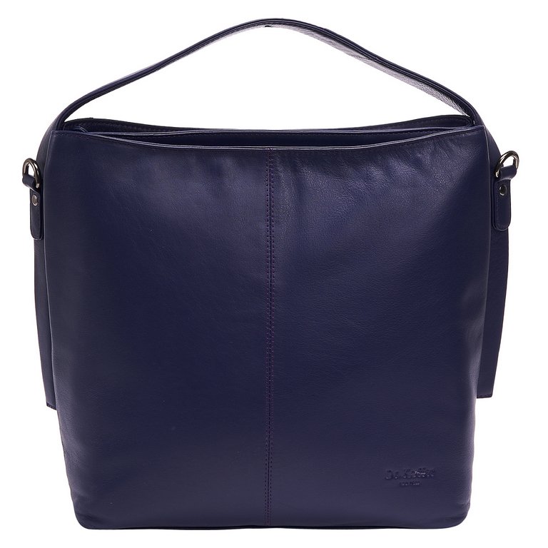 Сумка женская Dr.Koffer 29х30х10см см, нат.кожа синяя
