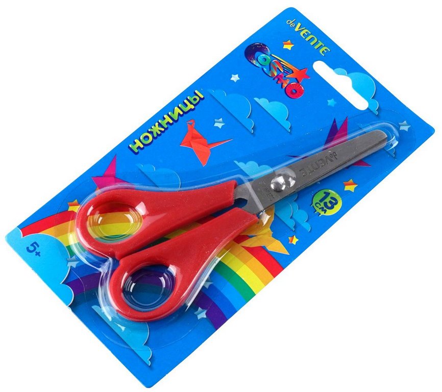 Ножницы 130 мм детские закругленные лезвия, deVENTE "Cosmo"