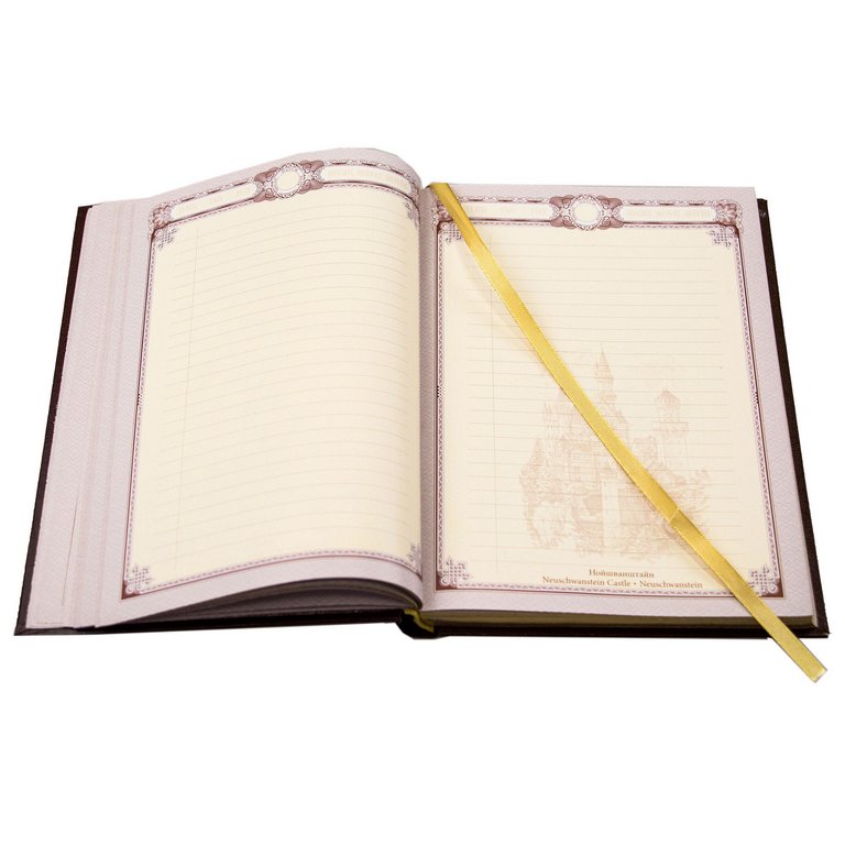 Ежедневник без дат 162*223 мм Макей съемная обложка из нат.кожи "Дворянский" бордо