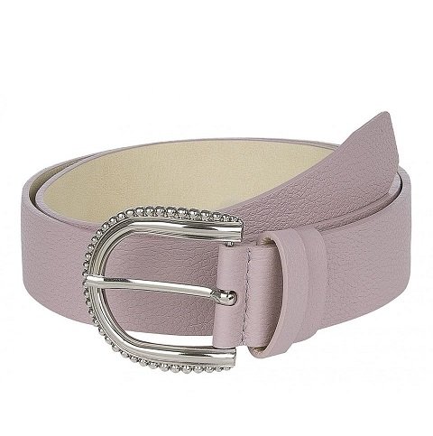 Ремень Alliance нат. кожа,  ширина 40мм, жемчуг