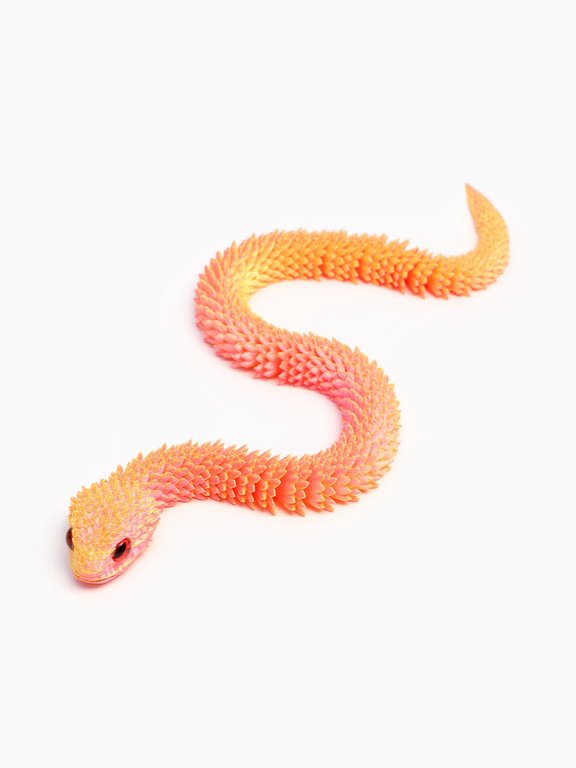 Игрушка Фигурка "Змейка", подвижная, 3Д - печатная игрушка