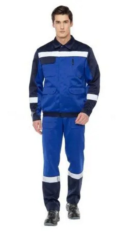 Спецодежда Костюм "Спецус" NEW полукомбинезон (василек/синий), р.48-50/5-6