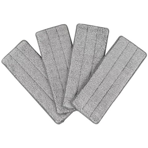 Моп для швабры ЛАЙМА (микрофибра) 33*12,5 см, (4шт/уп)