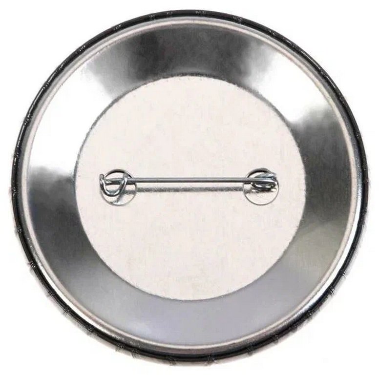 Значок металл "Злая зая", 5,6 см