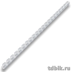 Гребенки пласт. d = 19 mm (прозрачные) 100 шт/уп 170 листов)