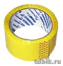 Скотч цветной желтый 50 мм *57 м, 40 мкм Klebebander