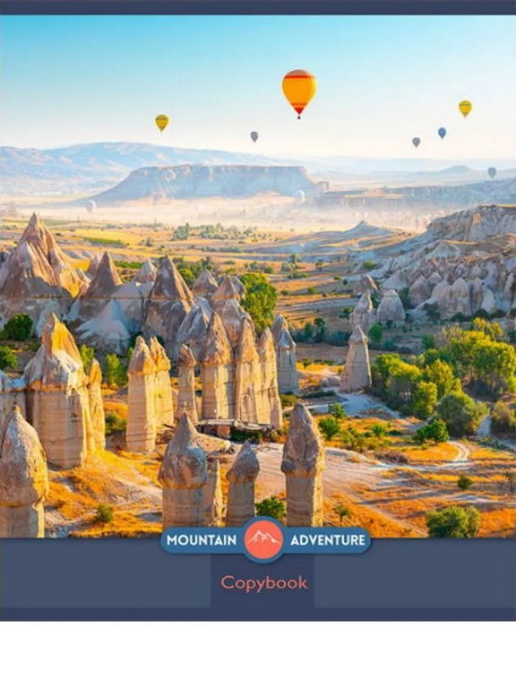 Тетрадь 80 лист кл. А5 на скрепке "Чарующие пейзажи" Prof-Press