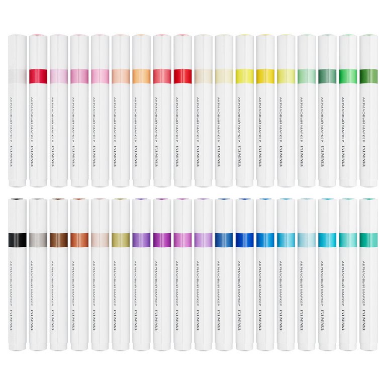 Набор маркеров акриловых 36 цв. Гамма "Классические" трёхгранные