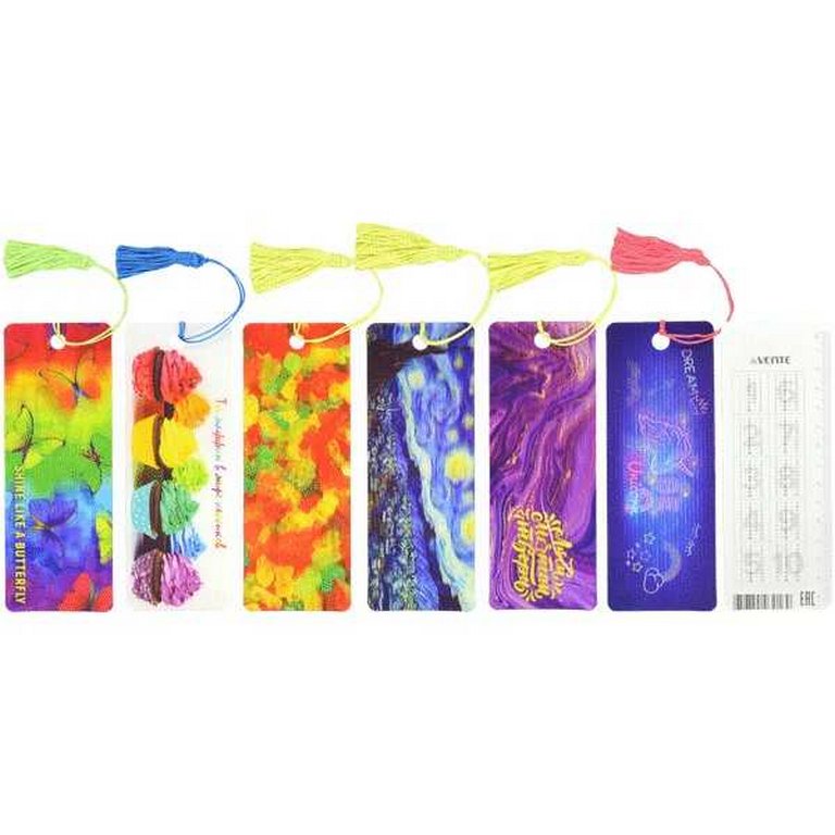 Закладка-линейка с таблицей умножения 152x57 мм, ассорти