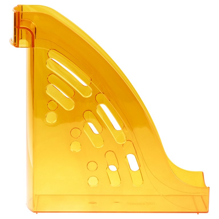 Лоток вертикальный 95 мм Стамм Эксперт с карманом, тонированный манго