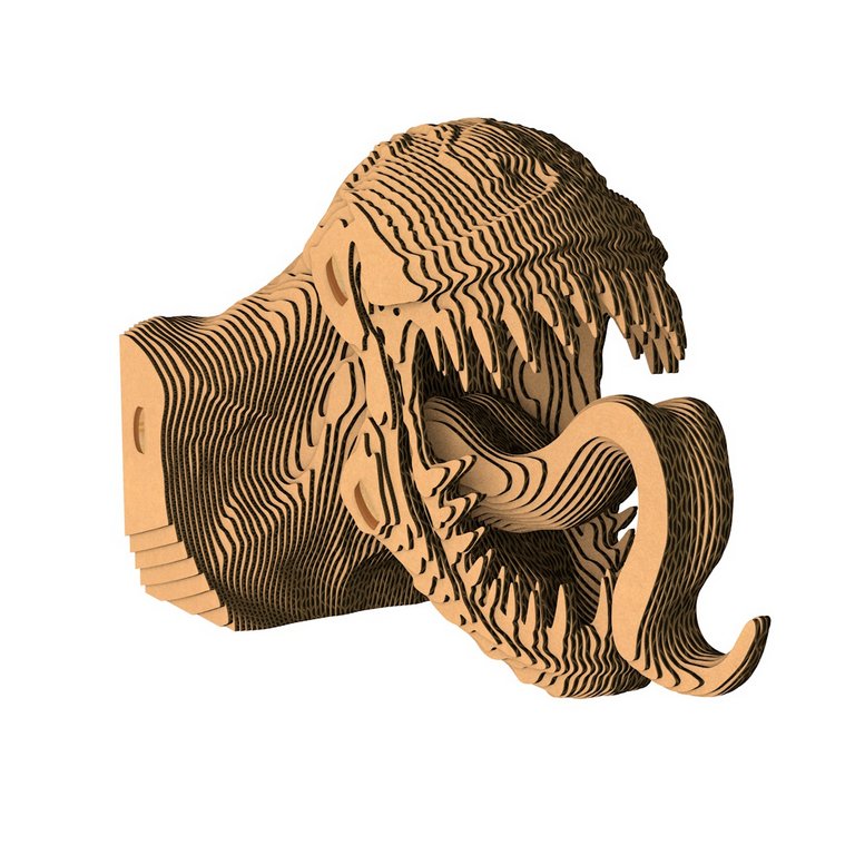 Сборная модель из гофрокартона "Веном" h=18см, 88 дет., 6+, 5cult